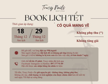 BOOK LỊCH NAIL TẾT GÒ VẤP